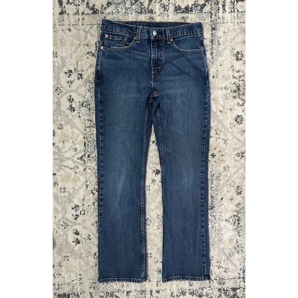 Levi Strauss 527 Men’s Blue Denim Bootcut Jeans 31x32 Medium Wash Stretch